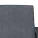 Fauteuil Donkergrijs 59 x 75 x 78 cm Fluweel