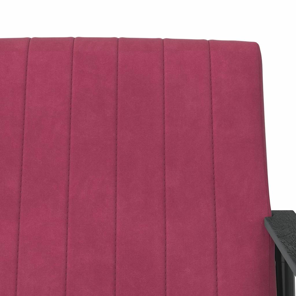 Fauteuil Wijnrood 59 x 75 x 78 cm Fluweel