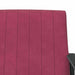 Fauteuil Wijnrood 59 x 75 x 78 cm Fluweel