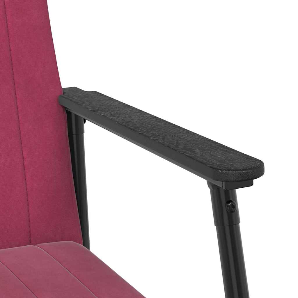 Fauteuil Wijnrood 59 x 75 x 78 cm Fluweel