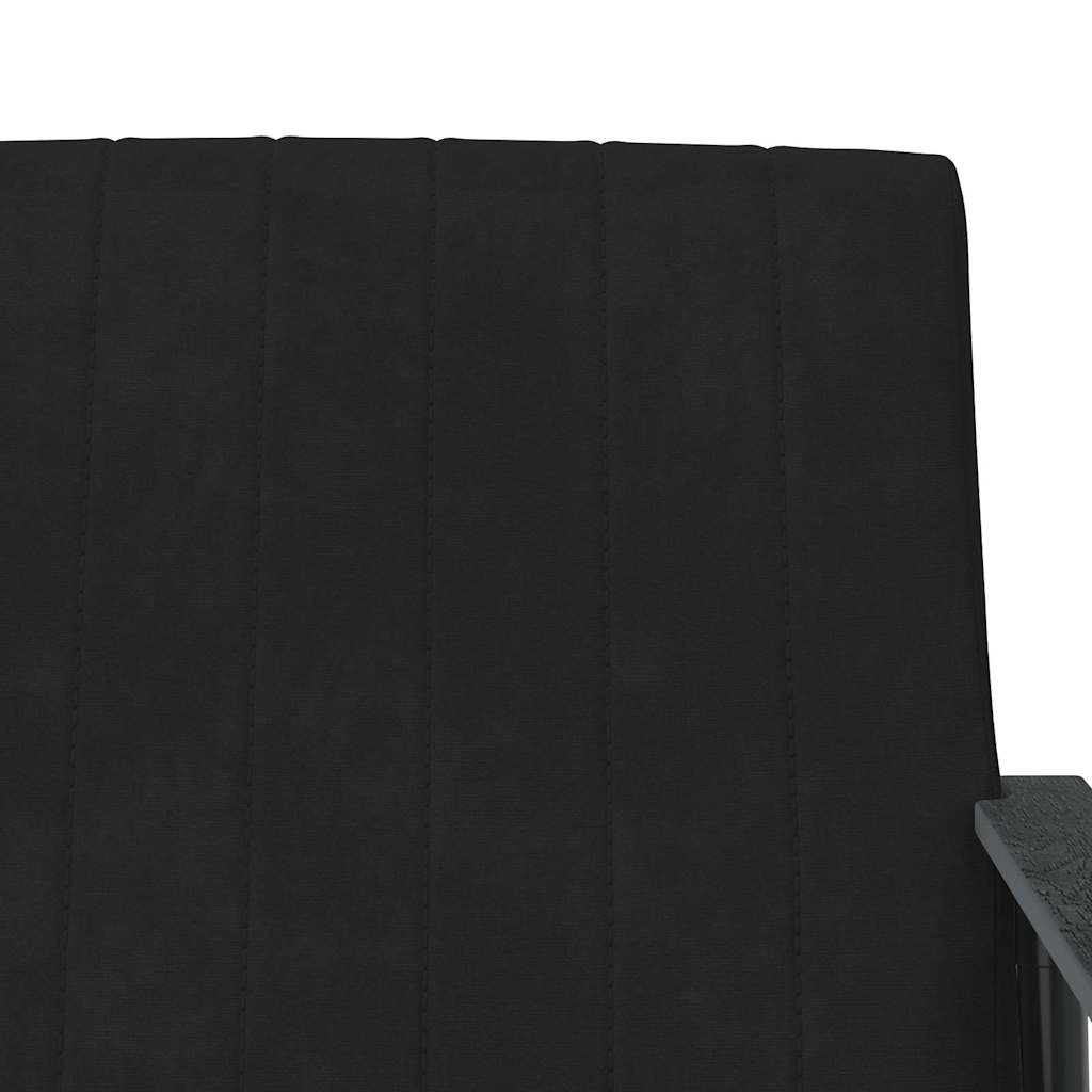 Fauteuil Zwart 59 x 75 x 78 cm Fluweel
