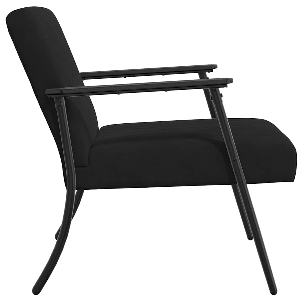Fauteuil Zwart 59 x 75 x 78 cm Fluweel