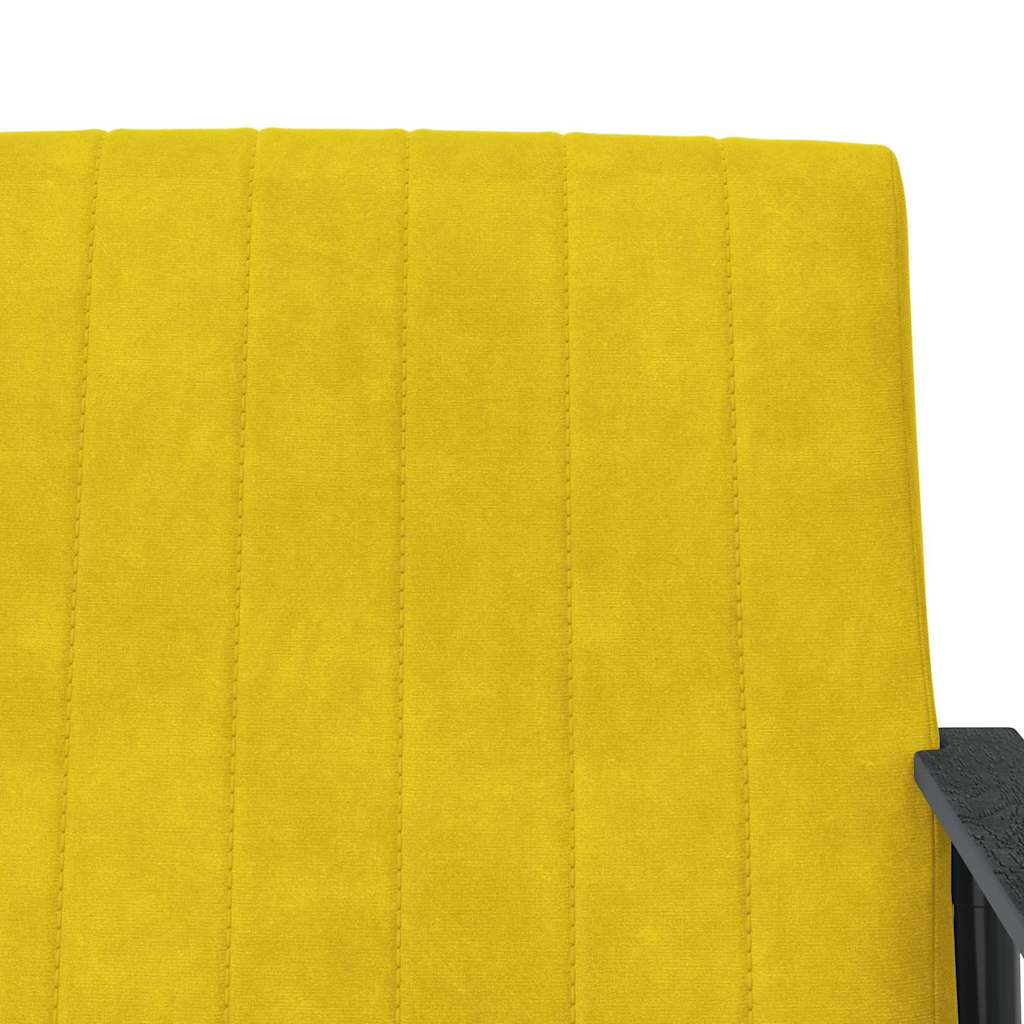 Fauteuil Geel 59 x 75 x 78 cm Fluweel