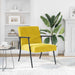 Fauteuil Geel 59 x 75 x 78 cm Fluweel