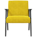 Fauteuil Geel 59 x 75 x 78 cm Fluweel