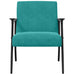 Fauteuil Turquoise 59 x 75 x 78 cm Fluweel