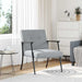 Fauteuil Lichtgrijs Stof