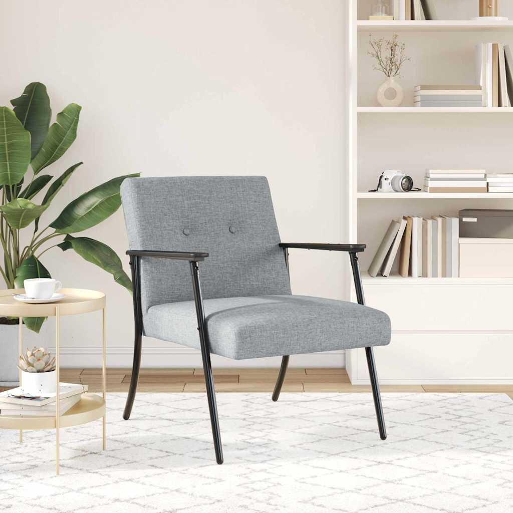 Fauteuil Lichtgrijs Stof
