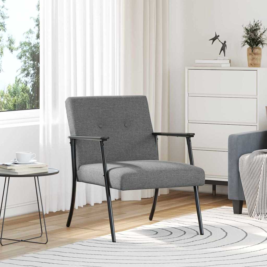 Fauteuil Donkergrijs Stof
