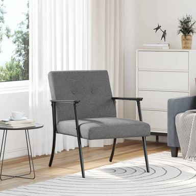 Fauteuil Donkergrijs Stof