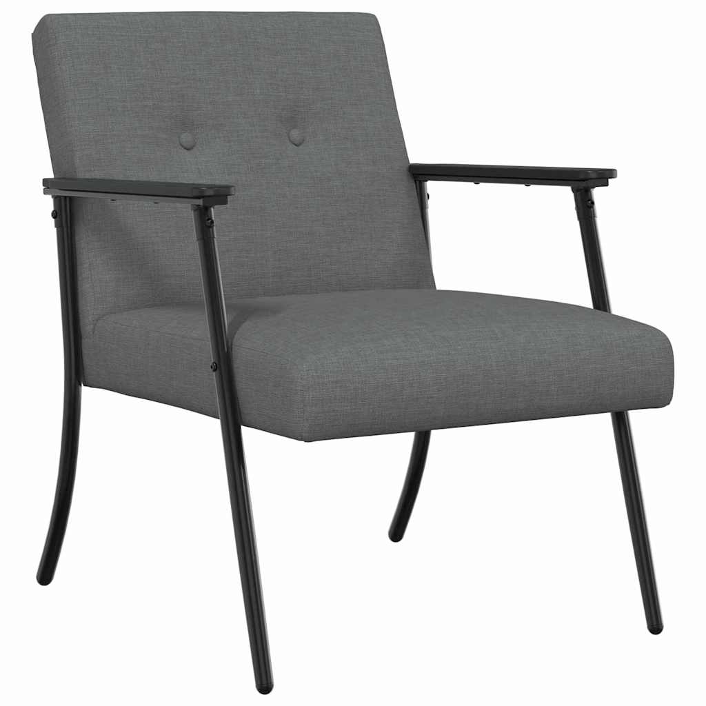 Fauteuil Donkergrijs Stof