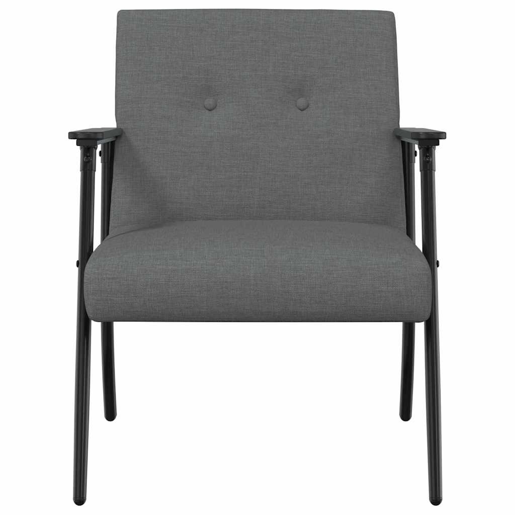 Fauteuil Donkergrijs Stof