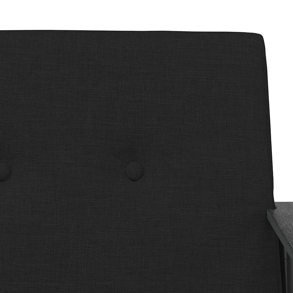 Fauteuil Zwart Stof