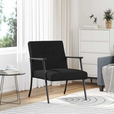 Fauteuil Zwart Stof