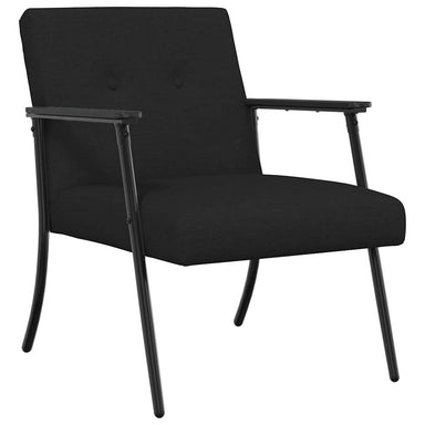 Fauteuil Zwart Stof