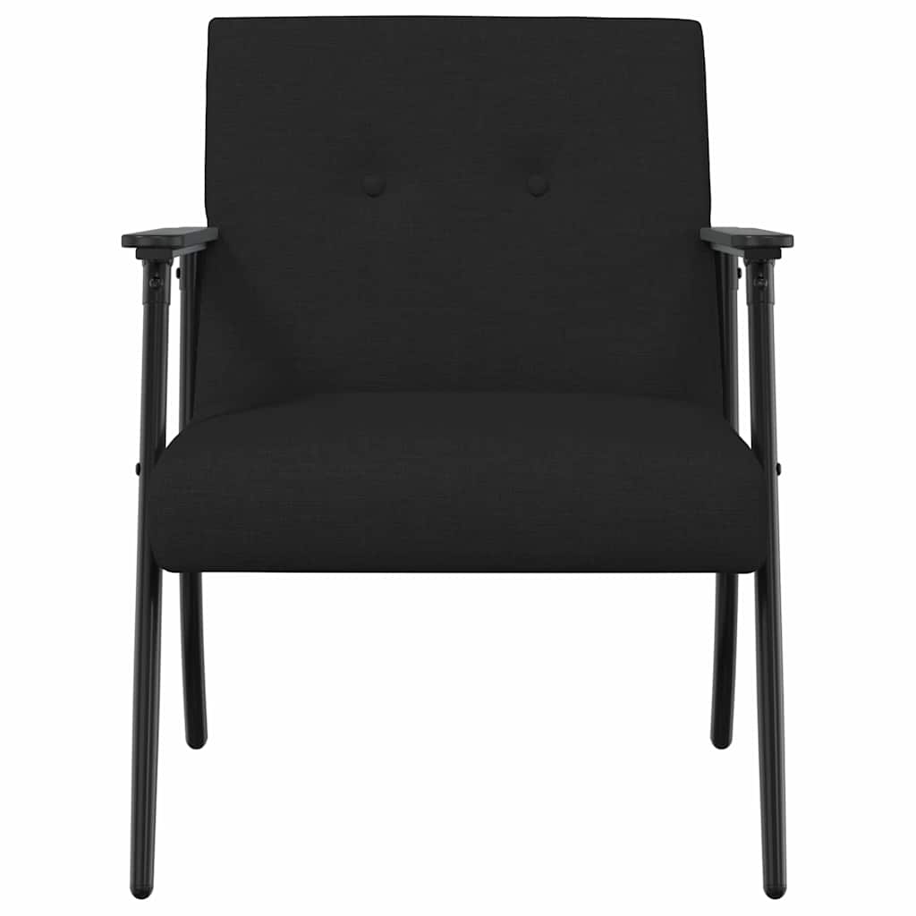 Fauteuil Zwart Stof