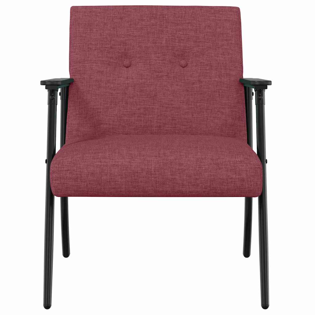 Fauteuil Wijnrood Stof
