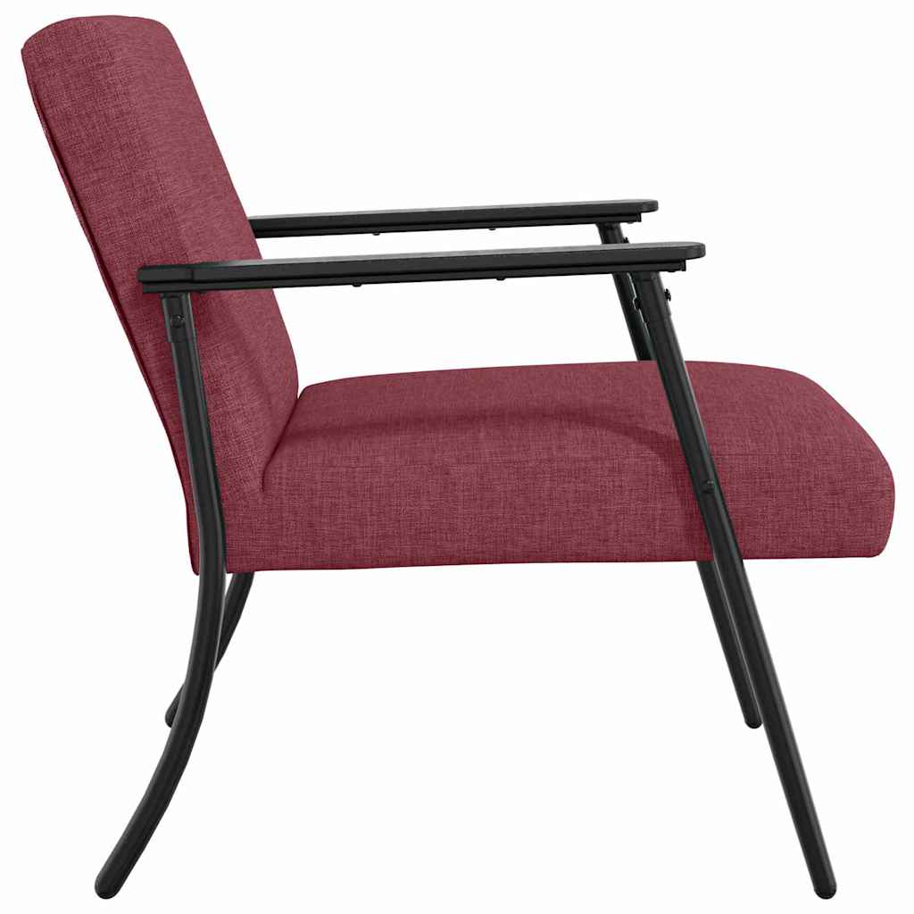 Fauteuil Wijnrood Stof