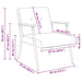 Fauteuil Wijnrood Stof