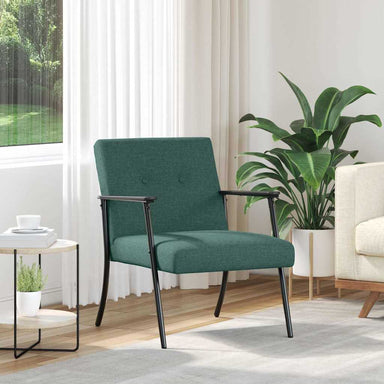 Fauteuil Donkergroen Stof