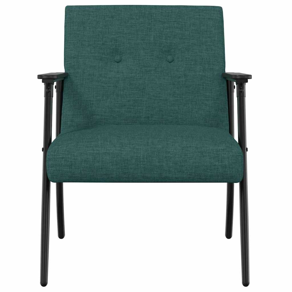 Fauteuil Donkergroen Stof