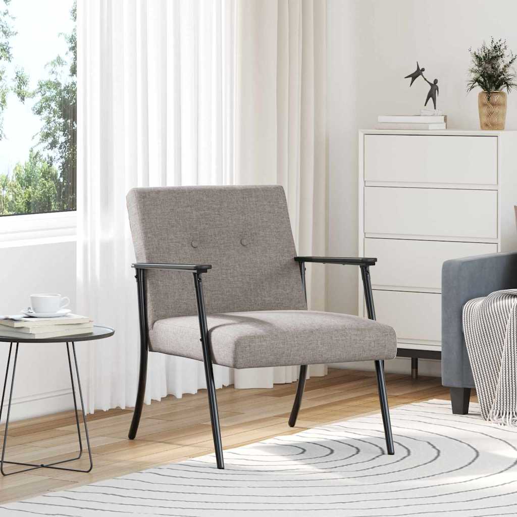 Fauteuil Taupe Stof