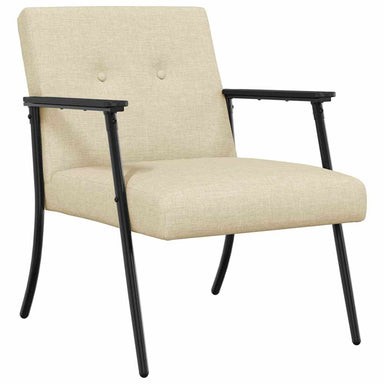 Fauteuil Crème Stof