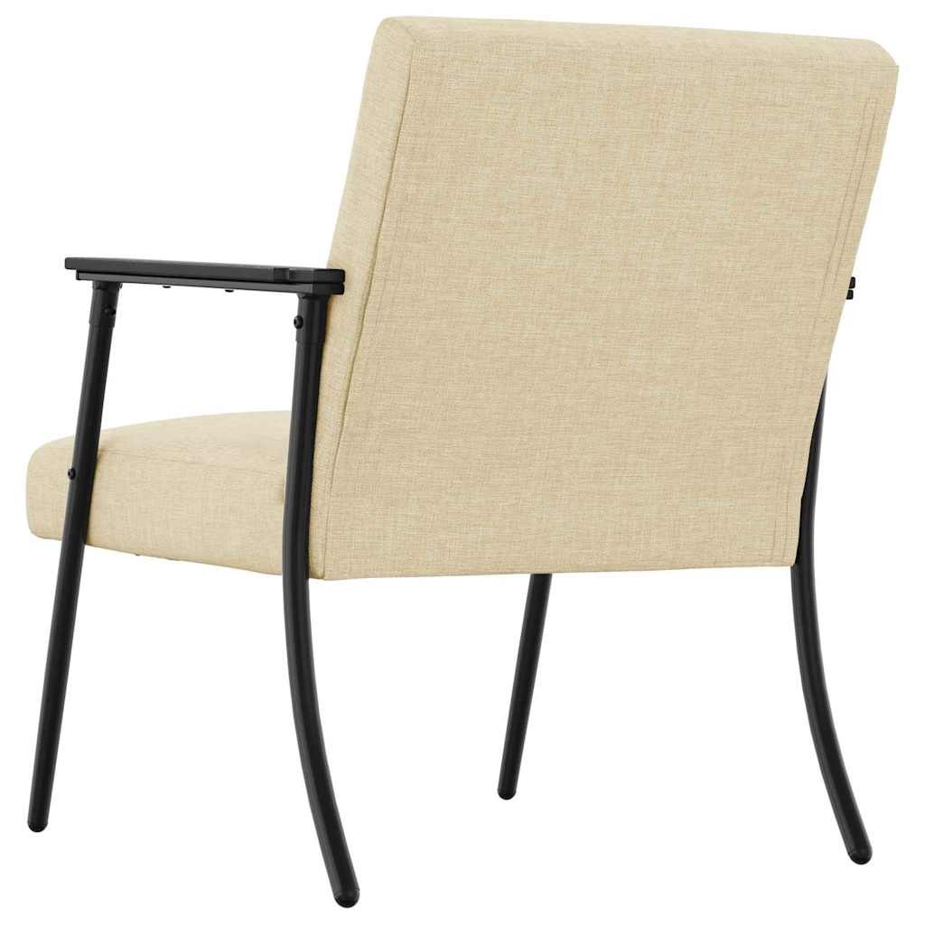 Fauteuil Crème Stof