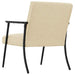 Fauteuil Crème Stof