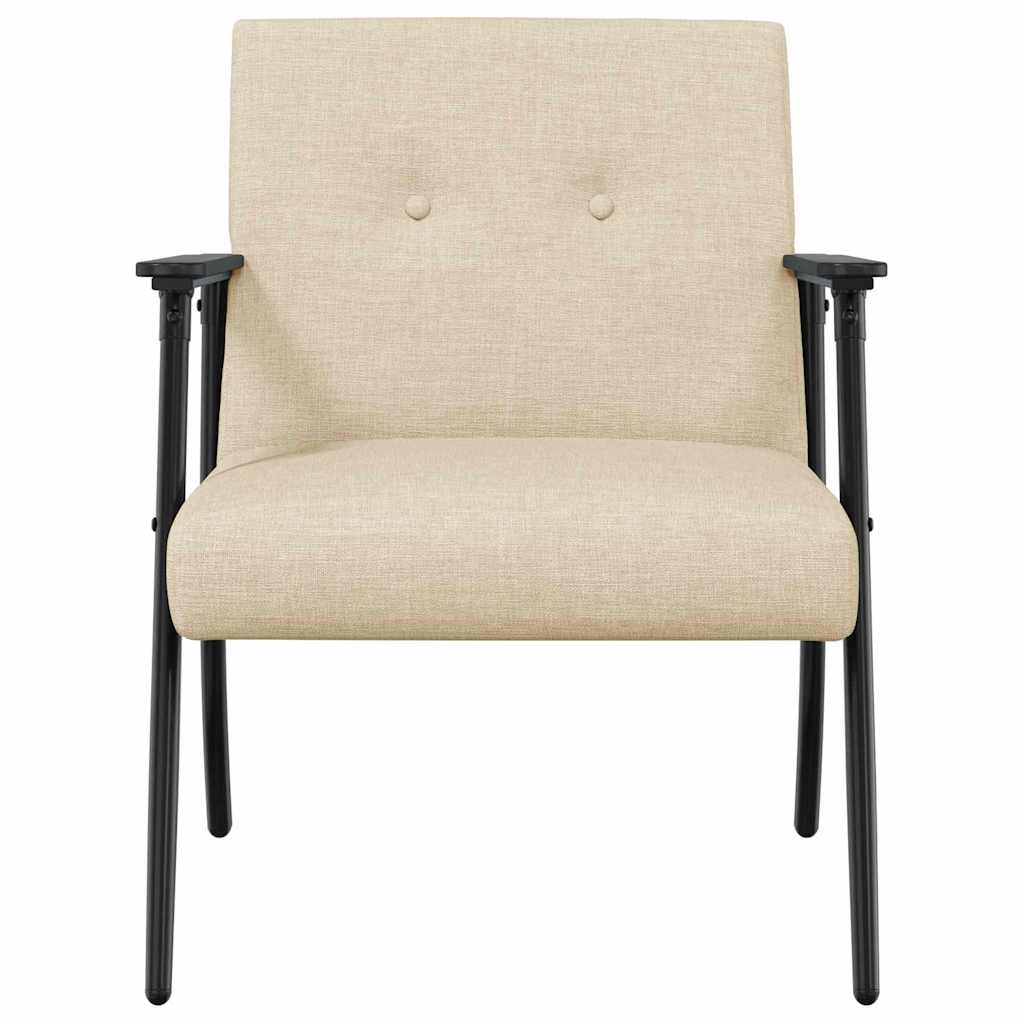 Fauteuil Crème Stof