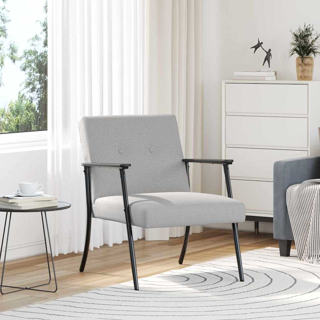 Fauteuil Wolkengrijs Stof Wolkengrijze stof