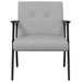 Fauteuil Wolkengrijs Stof Wolkengrijze stof