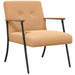 Fauteuil Beige Krullend Wol-achtig Stof