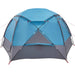 Koepeltent met Verwijderbare Regenkap Blauw 4-persoons