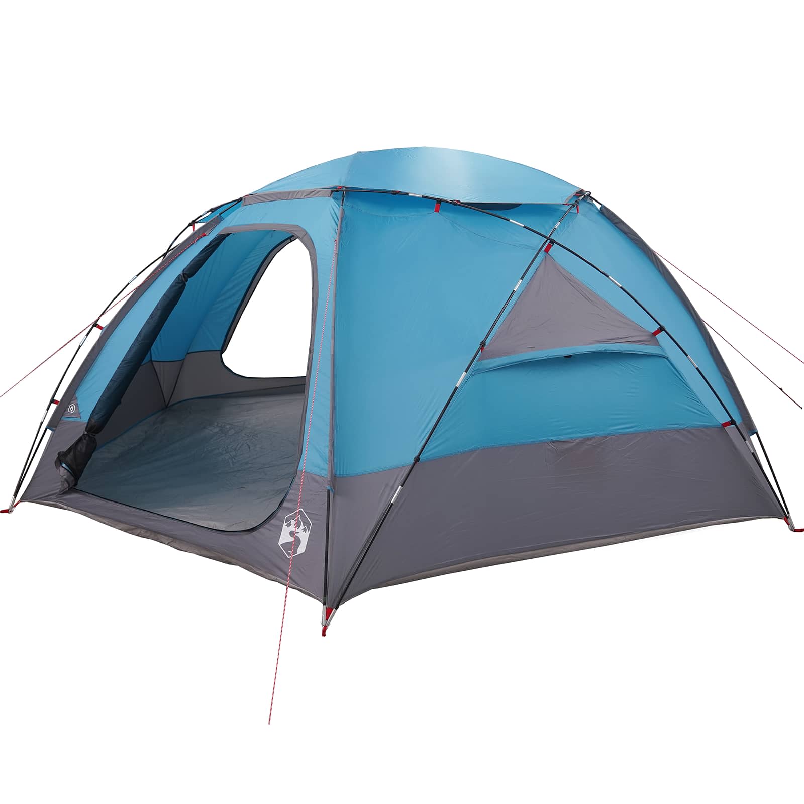 Koepeltent met Verwijderbare Regenkap Blauw 8-persoons