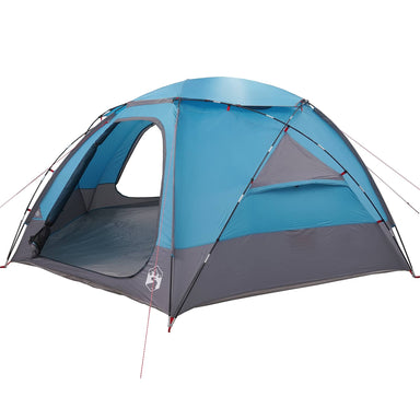 Koepeltent met Verwijderbare Regenkap Blauw 8-persoons