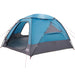 Koepeltent met Verwijderbare Regenkap Blauw 8-persoons