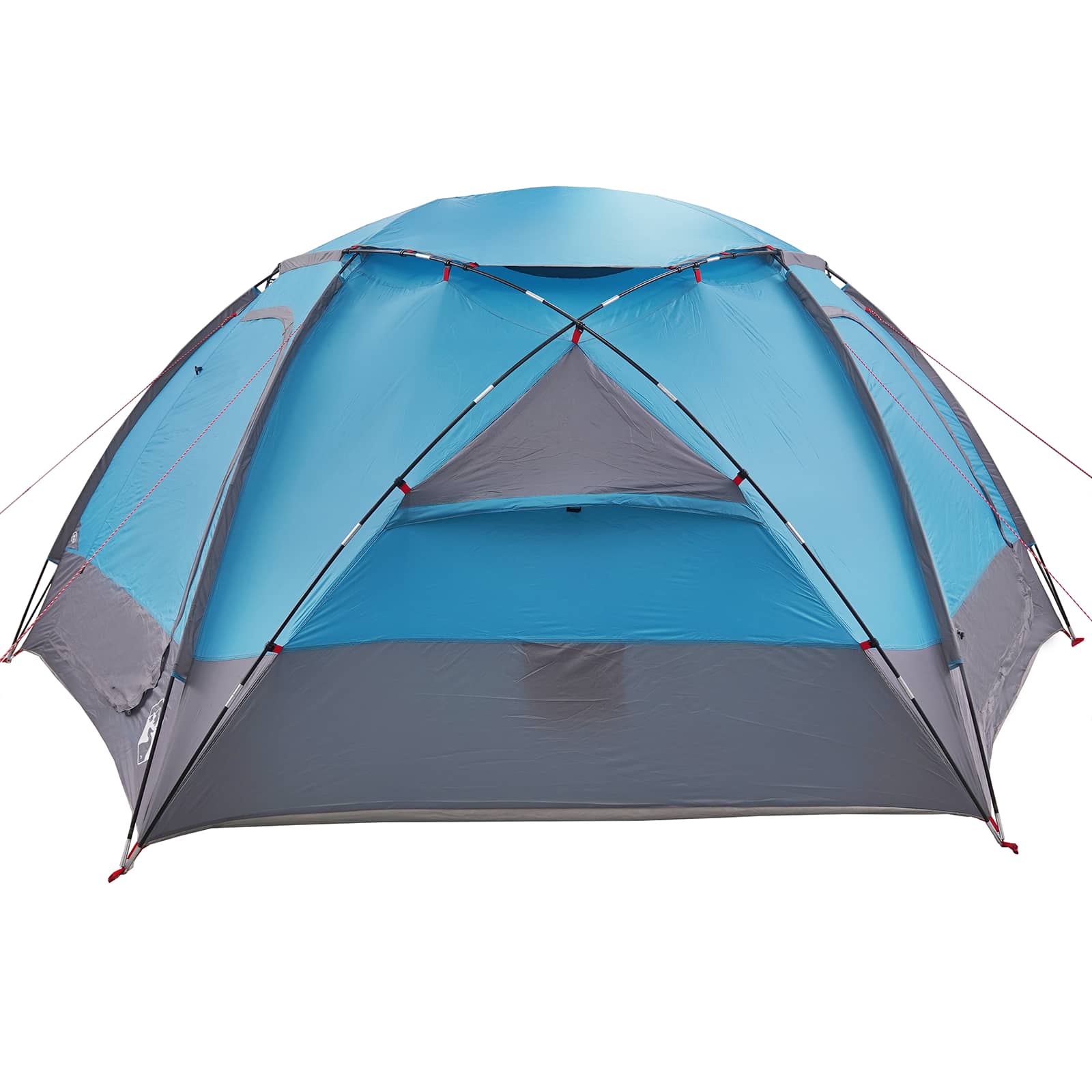 Koepeltent met Verwijderbare Regenkap Blauw 8-persoons