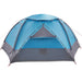 Koepeltent met Verwijderbare Regenkap Blauw 8-persoons