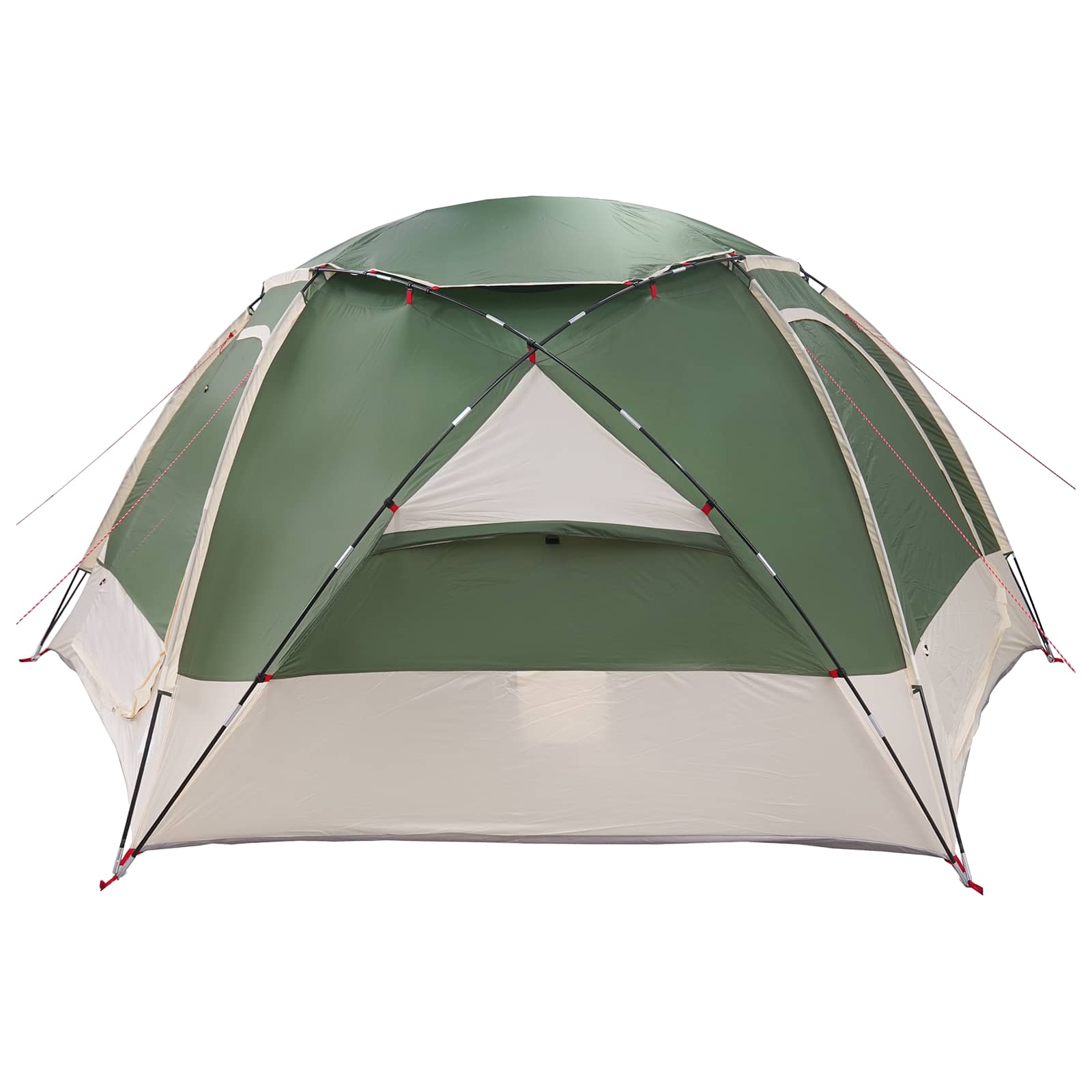 Koepeltent met Verwijderbare Regenkap Groen 12-Persoons