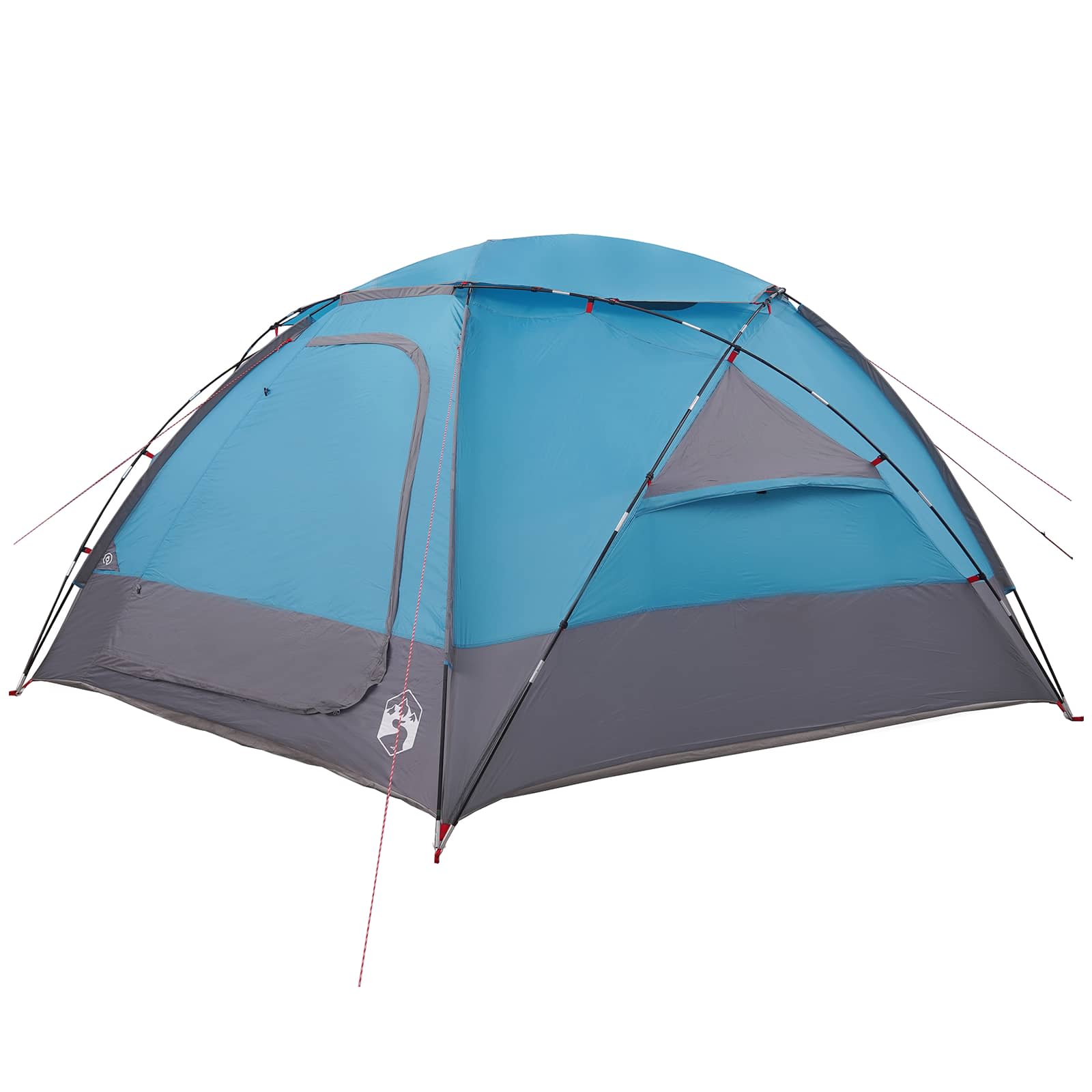 Koepeltent met Verwijderbare Regenkap Blauw 12-Persoons