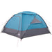 Koepeltent met Verwijderbare Regenkap Blauw 12-Persoons