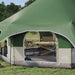 Gezinstent 10-persoons Groen 185T Polyester met PU Coating