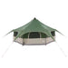 Gezinstent 10-persoons Groen 185T Polyester met PU Coating