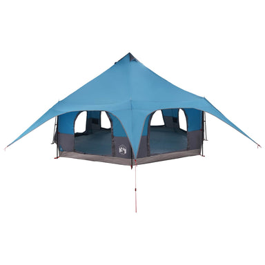 Gezinstent 10-persoons Blauw 185T Polyester met PU Coating