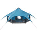 Gezinstent 10-persoons Blauw 185T Polyester met PU Coating