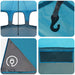 Gezinstent Blauw 5-persoons 185T Polyester met PU Coating