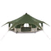Gezinstent Groen 18-Persoon 185T Polyester met PU Coating