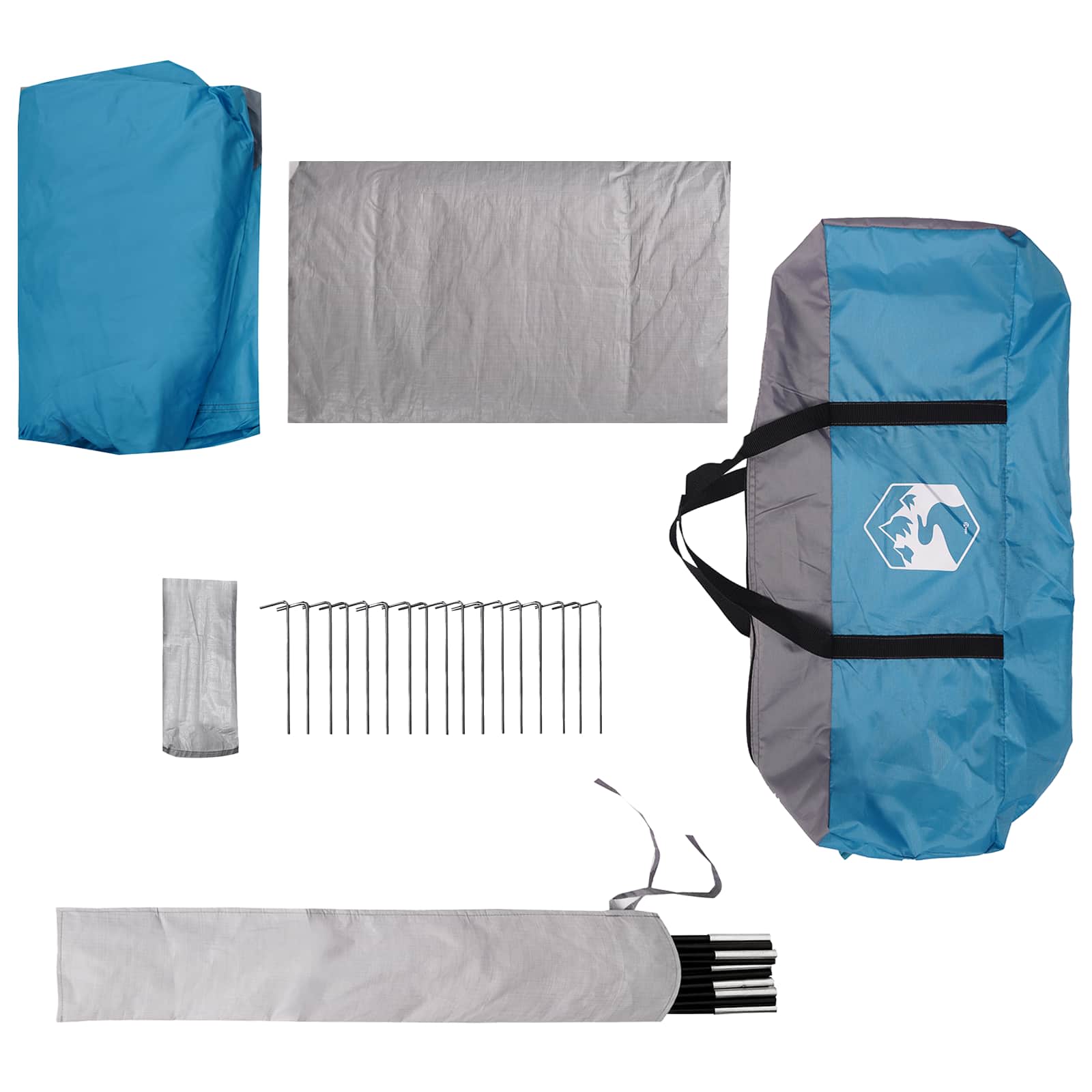 Tunneltent Blauw 361 x 235 x 147 cm