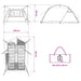 Tunneltent Blauw 361 x 235 x 147 cm